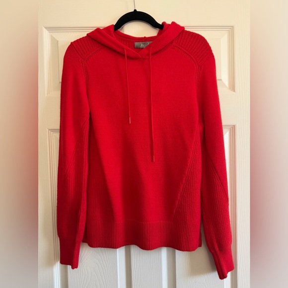 Marled Sweaters - NWT Marled Reunited Women’s Vibrant Red Cowl Neck Hooded Sweater